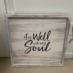 It is well wall sign